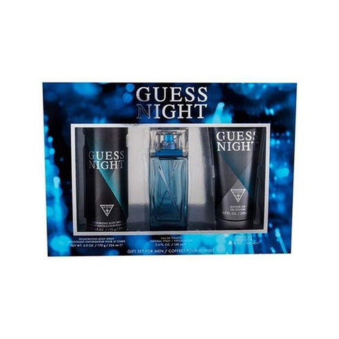 Guess Night Gift Set 100ml EDT + 226ml Deodorant Spray + 200ml Shower Gel